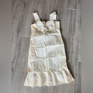 Ralph Lauren Cream Midi Dress